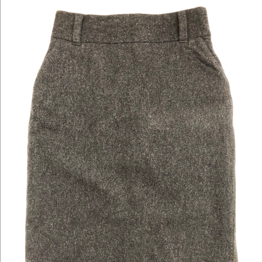 Banana republic grey wool skirt size 6